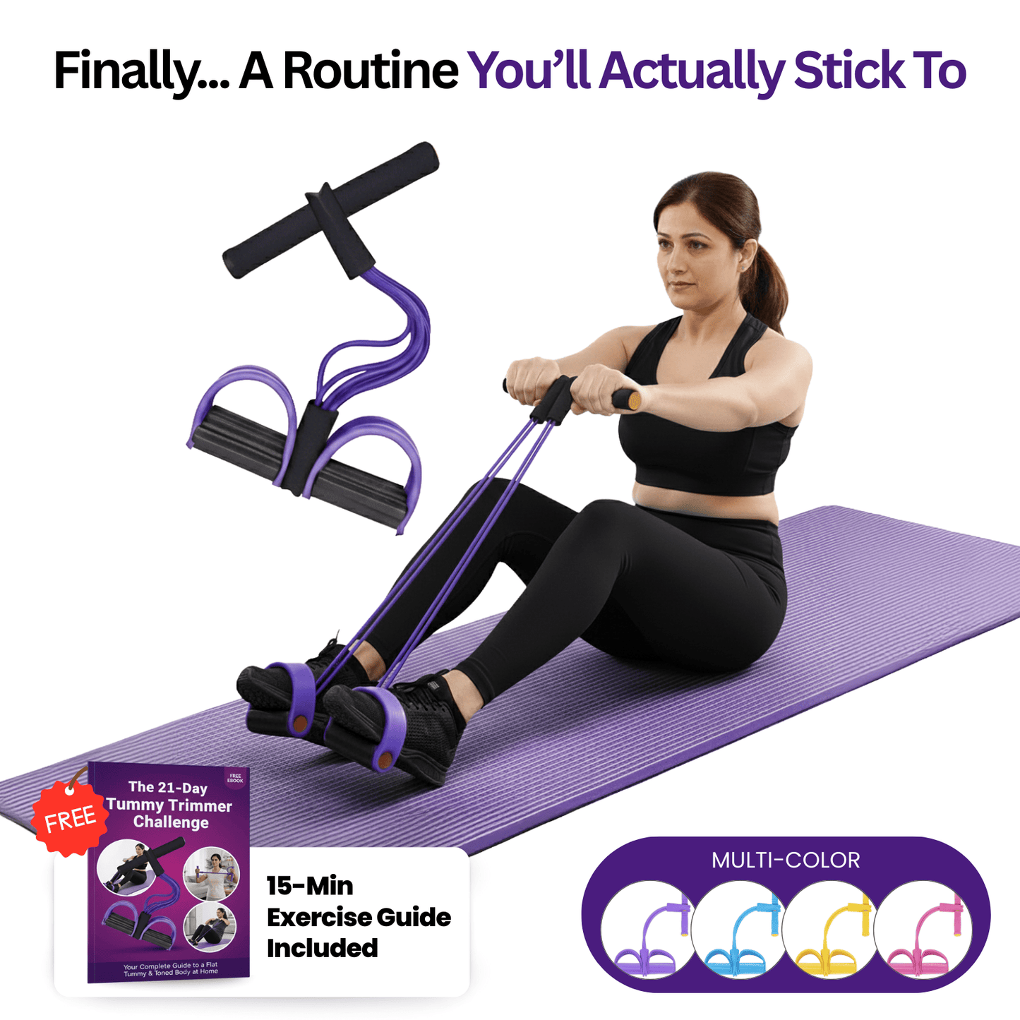 Yoga Band – Multifunction Pedal Resistance Puller Kit