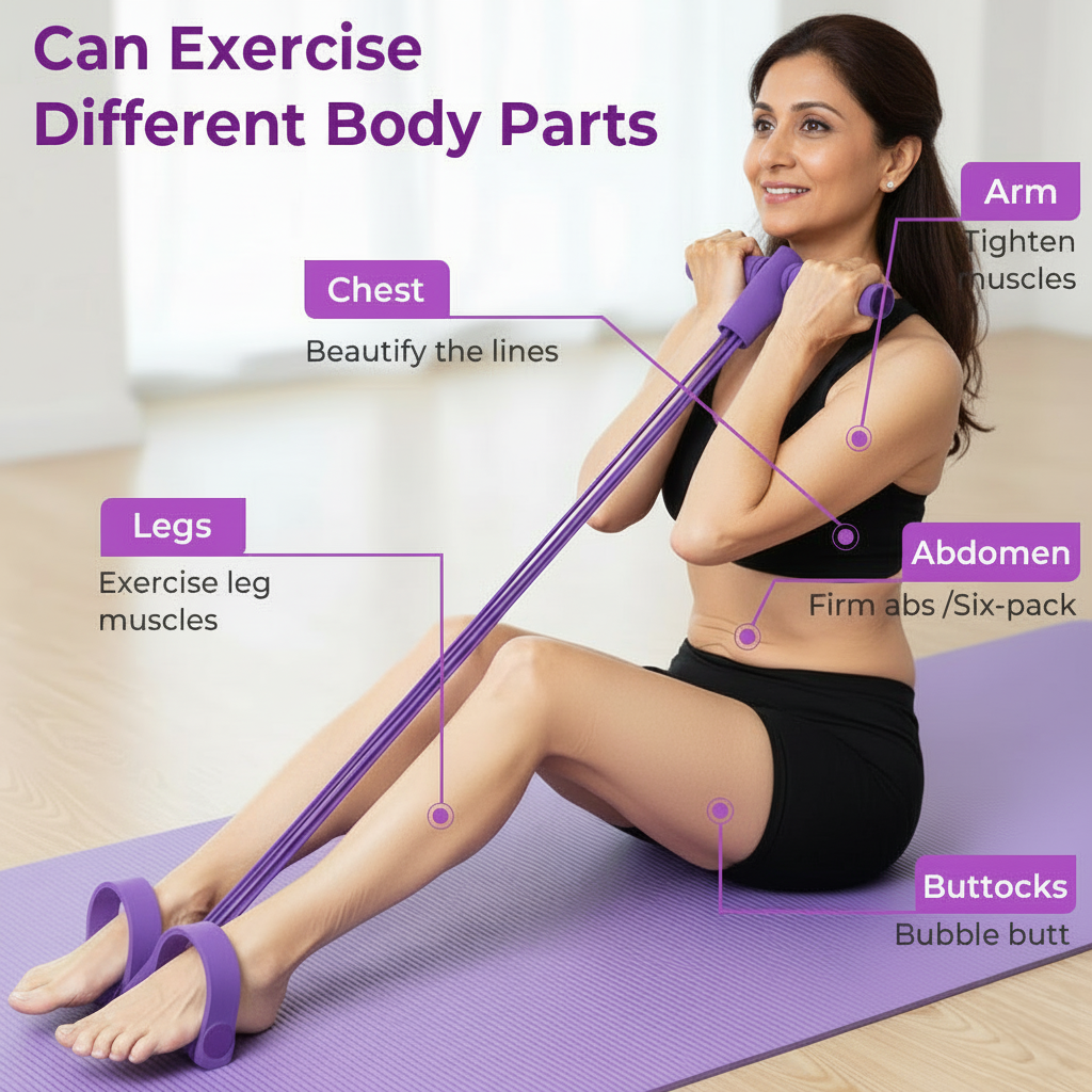 Multifunction Pedal Resistance Band